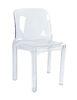 Moveable Polycarbonate Living Room Chair Transparent With UV Protection