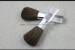 Small natural hair makeup brush