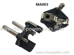 French electrical plug inserts with VDE approval