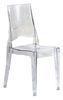 Stackable PC Plastic Polycarbonate Chair Transparent For Dinning Room Furniture
