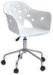 Stainless Steel Modern Plastic Chairs Leisure For Dinning Room