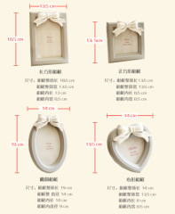 bowknot / lovely photo frame