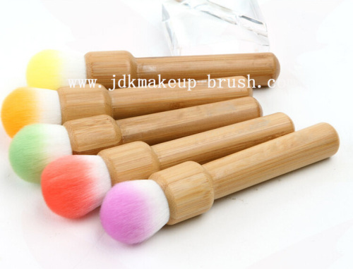 Wholesale synthetic hair bambaoo makeup brushes
