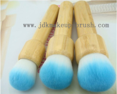 Wholesale synthetic hair bambaoo makeup brushes