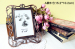 steel/classical/ oblong photo frame