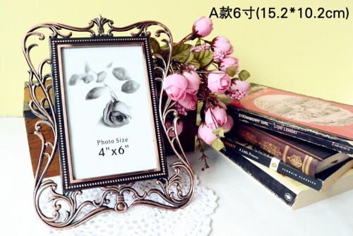 iron/ vintage/ european / oblong photo frame