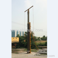 25m heavy duty pneumatic telescopic masts for mobile antenna tower