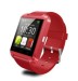 New Uwatch U8 Smart Bluetooth Watch Touch Screen With Mic for Android Devices Red