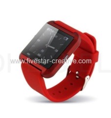 Red U8 Bluetooth Smart Wrist Watch Phone Mate for IOS Android iPhone Samsung