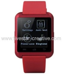 Red U8 Bluetooth Smart Wrist Watch Phone Mate for IOS Android iPhone Samsung