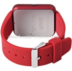 Red U8 Bluetooth Smart Wrist Watch Phone Mate for IOS Android iPhone Samsung