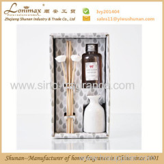 Home aromatic/ 50ml reed diffuser with 6pcs rattan sticks and a vase