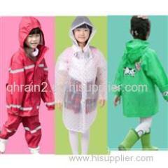 Fashion Print Rain Coat