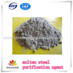 molten steel purification agent China raw materials Steelmaking auxiliary metal price use for electric arc furnace