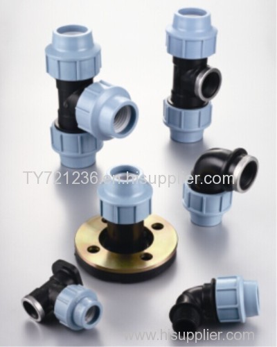 PP pipe compression fittings series