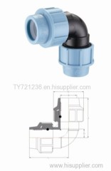 PP pipe compression fittings series