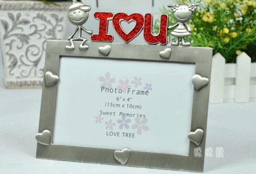 metal / baby / oblong photo frame