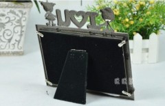 baby / metal / oblong photo frame