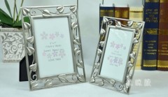 countryside/ metal / oblong / marriage photo frame