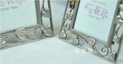 countryside/ metal / oblong / marriage photo frame