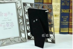 countryside/ metal / oblong / marriage photo frame