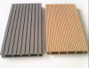 grooved wood plastic composite hollow decking