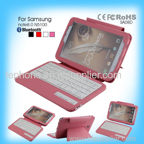 bluetooth keyboard ipad case for Samsung note8.0 N5100