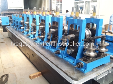 Welded steel tube mill