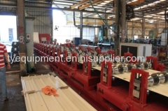 Cold roll forming machine for profile manufacture