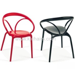 2014 new style for hotel plastic dining chair / leisure chair