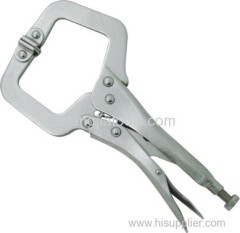 C Clamp Locking Pliers Comfortable PVC Handle