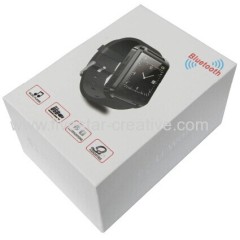 U8 Uwatch Bluetooth Smart Wrist Watch Phone Mate for IOS Android Samsung iPhone Smartphone White