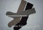 Bilateral Cashmere Knee High Tube Socks 120N For Women With Jacquard Logo