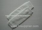 Acrylic White Long Knitted Arm Warmer Fingerless Gloves For Women in Winter