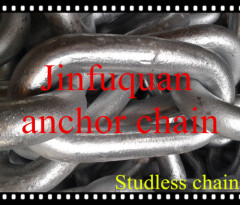 big size u2 u3 steel studless chain HDG