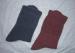 Winter Red / Blue Cotton Mens Large Dress Socks With Plain Pattern