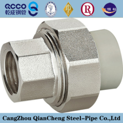 food grade stainless steel screwed union coupling ss304/ss316L SMS manufacturer