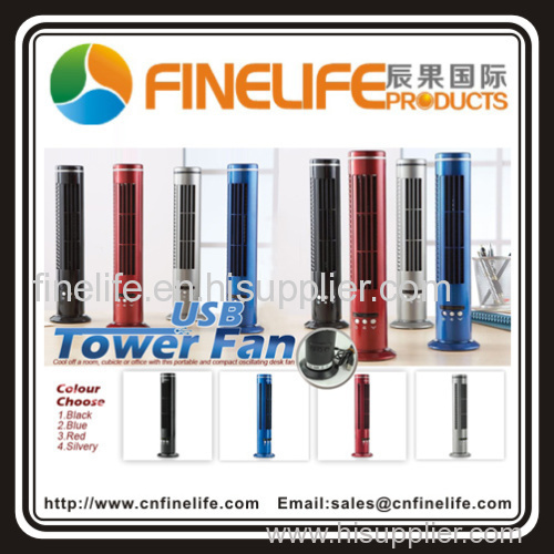 USB Tower Fan Bladeless Fan with Anion Function