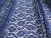 Royal blue cotton nylon gold metallic lace fabric/high quality metallic lace fabric for evening dres