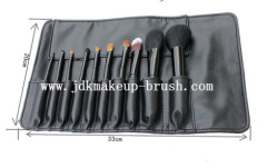 10pcs The best slanted handle make up brush set