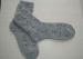 Men's Breathable Grey Terry-loop Socks 120N With Dots Pattern For Winter