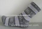 Jacquard Angora Cotton Wool Socks Comfortable / Anti Slip