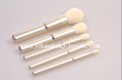 5pcs Fashion Luxury Gold makeup brush kit makeup brushes