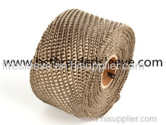 titanium fiber exhaust wrap