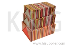 Rectangle Paper Shoe Box Set Strips