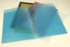 PVC / clarity / A4 file folder