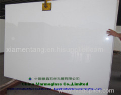 Super White Marmoglass Slab