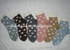 Colourful Seamless Knitted Double Cylinder Socks with Hand Link for Women