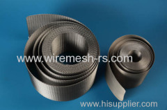 Stainless steel filter belt for screen changers