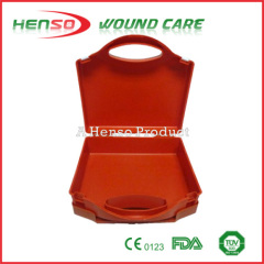 HENSO Orange Color Plastic Wall mounted First Aid Box
